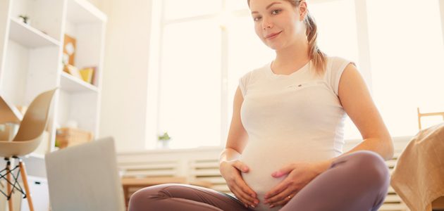 online: Schwangerschafts-Yoga am Mittwoch